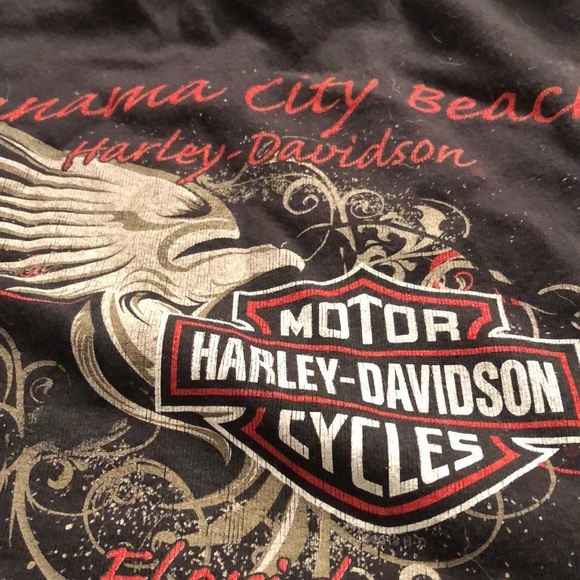 Harley Davidson size 1X black 110th anniversary camisole adjustable straps - Picture 7 of 11